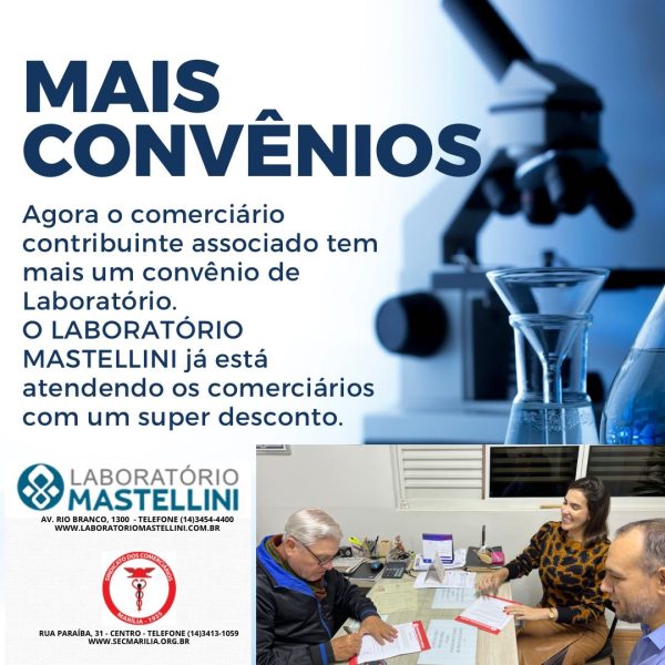 COMERCIÁRIOS TEM NOVO CONVÊNIO LABORATORIAL
